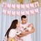Baby Naming Ceremony Banner Baby Shower Decoration - Sign for Backdrop Decor Party Supplies & Decorations Favors Naming Ceremony for Girls Boys